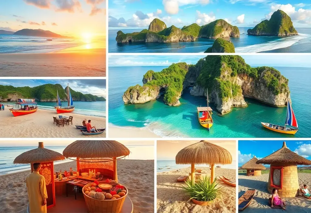 Beautiful beaches and cultural heritage of the Philippines