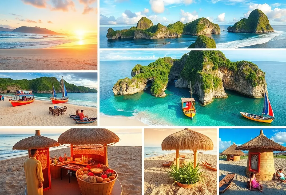 Beautiful beaches and cultural heritage of the Philippines