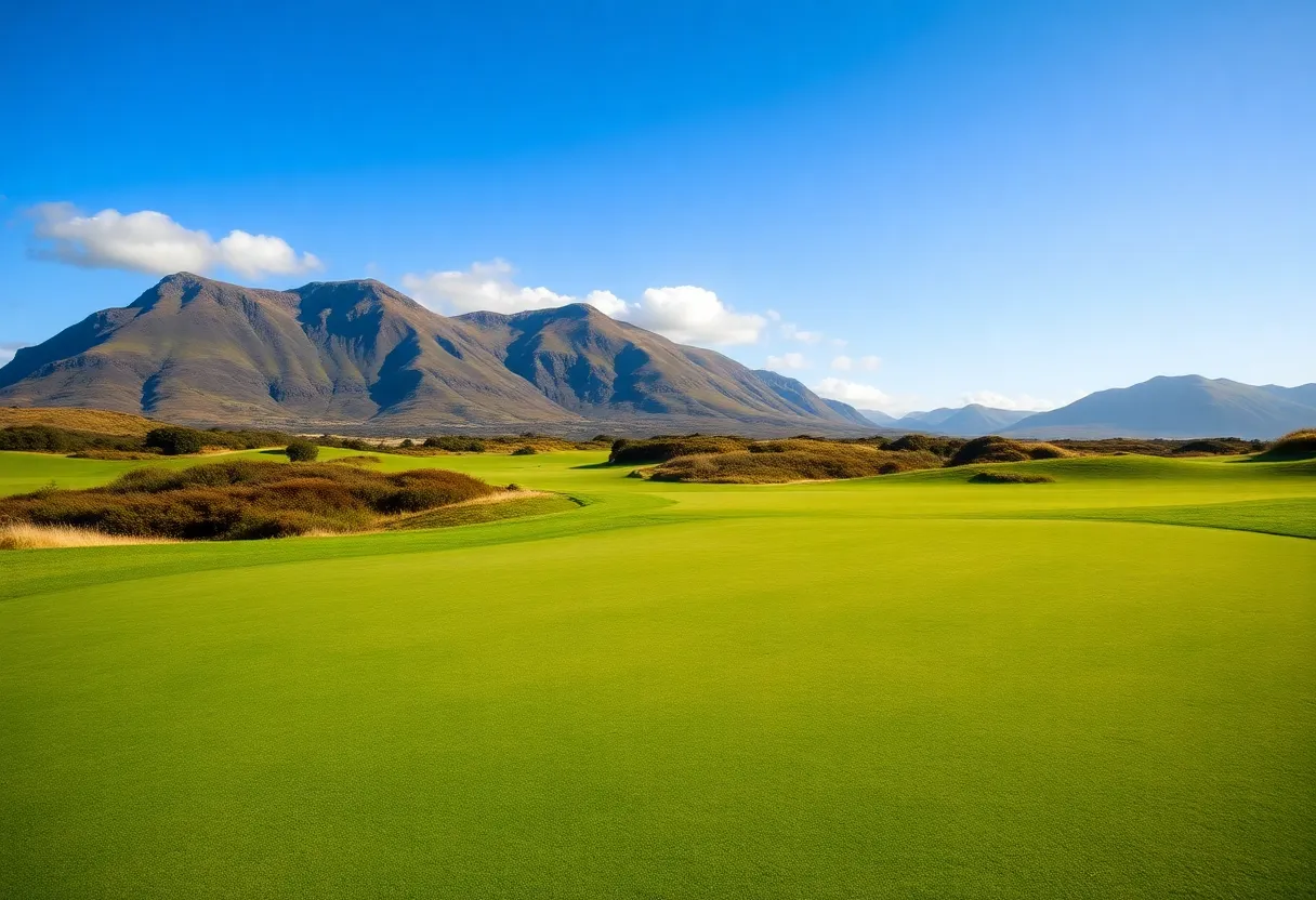 Golf Course in the Scottish Highlands