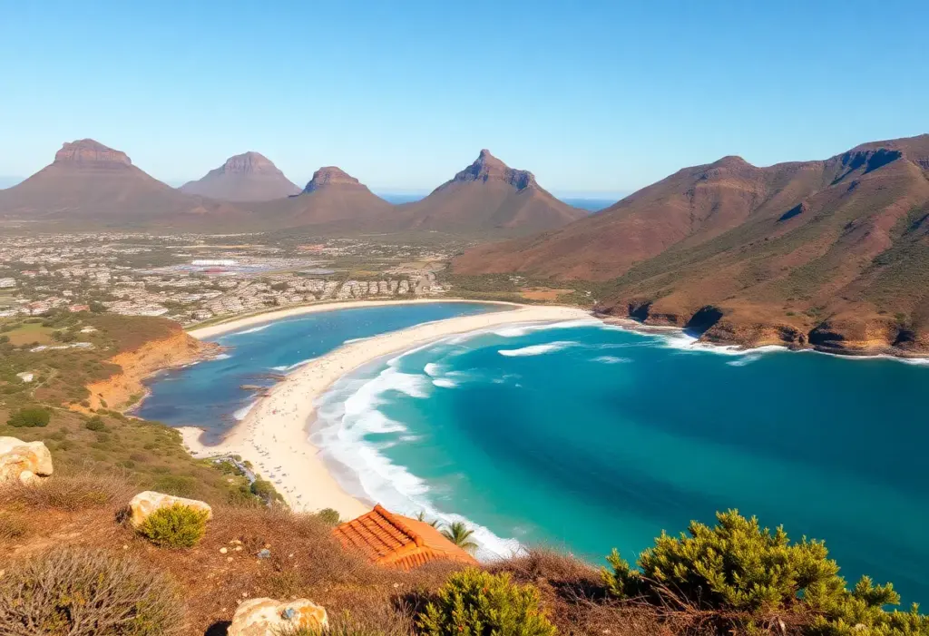Scenic beaches and landscapes of South Africa's South Coast
