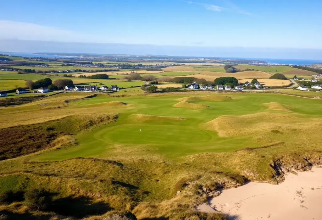 Scenic view of St. Andrews Beach Golf Course