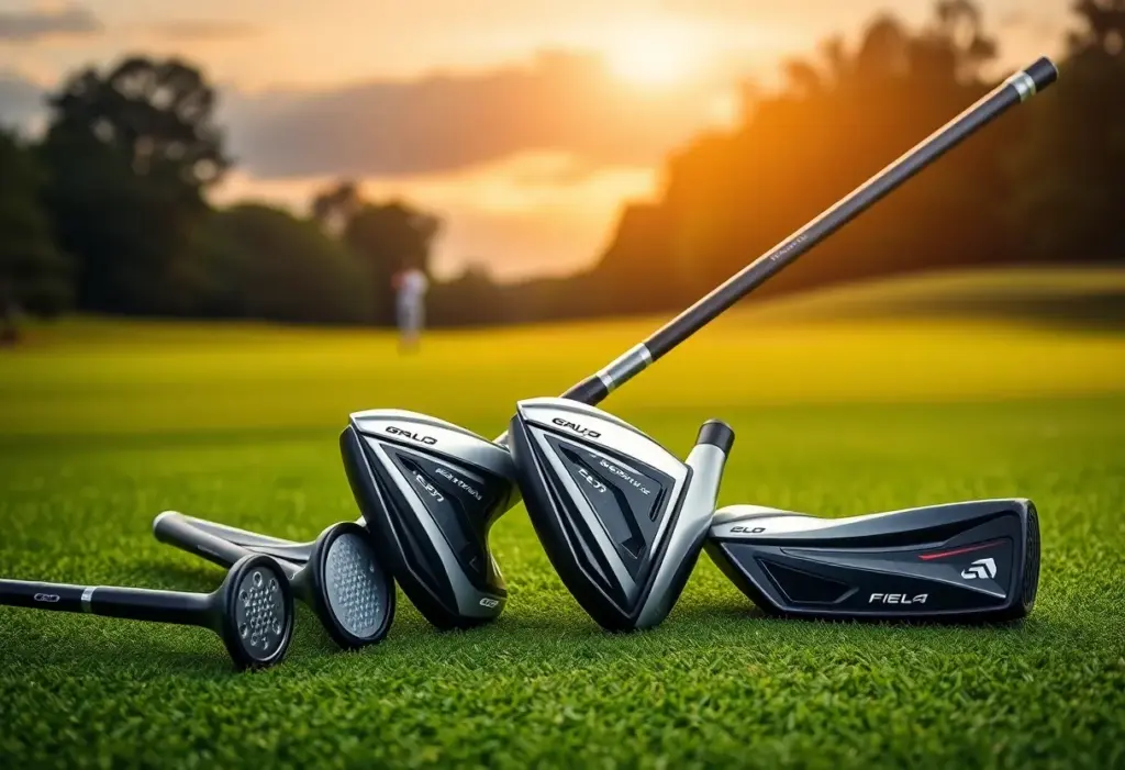 TaylorMade Qi4D Fairway Woods displayed on a golf course