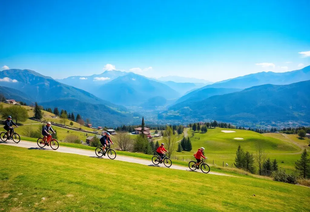 People engaging in various sports activities in Turkey's stunning landscapes.