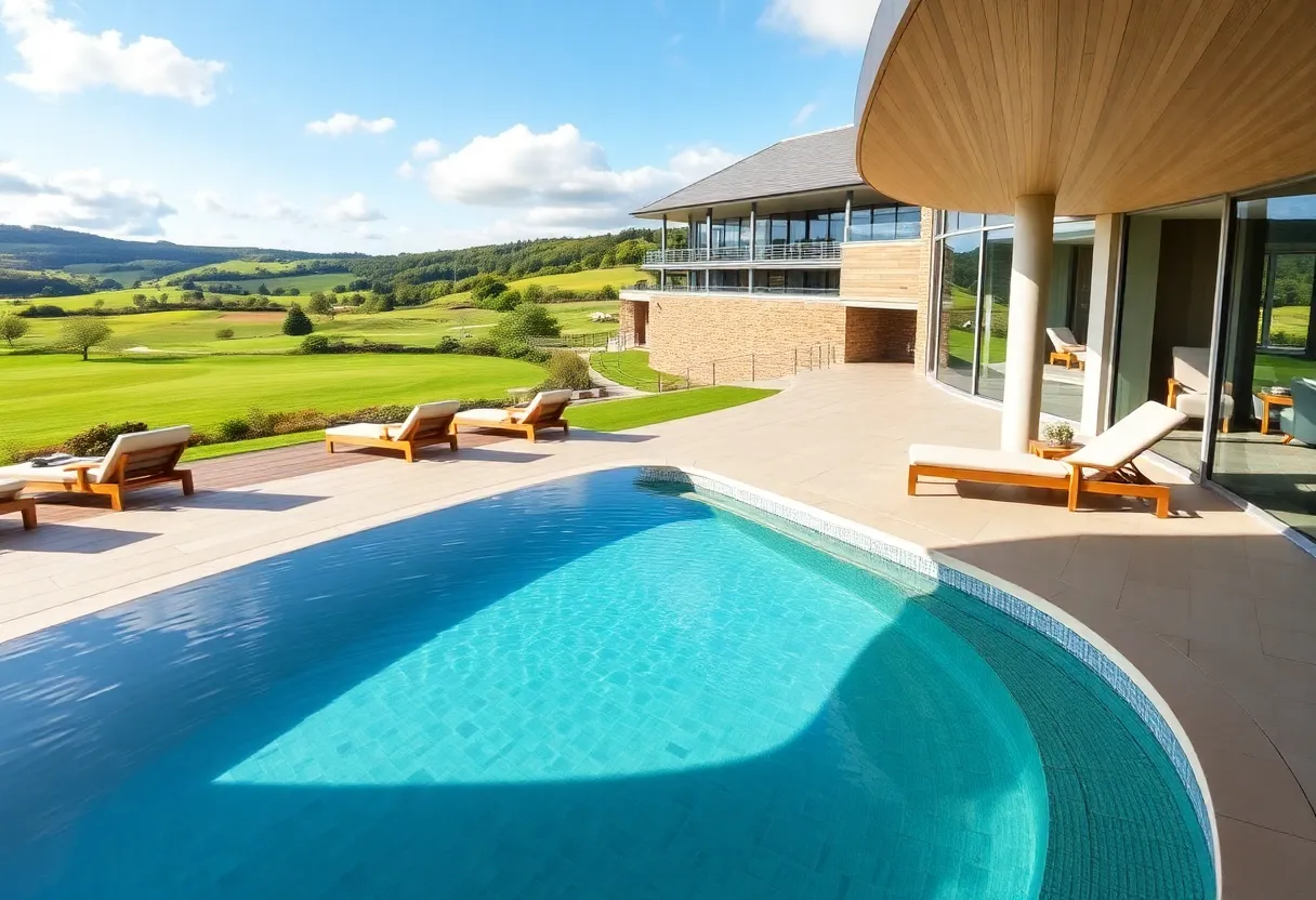 Luxurious spa and golf course at Vale Resort in Wales