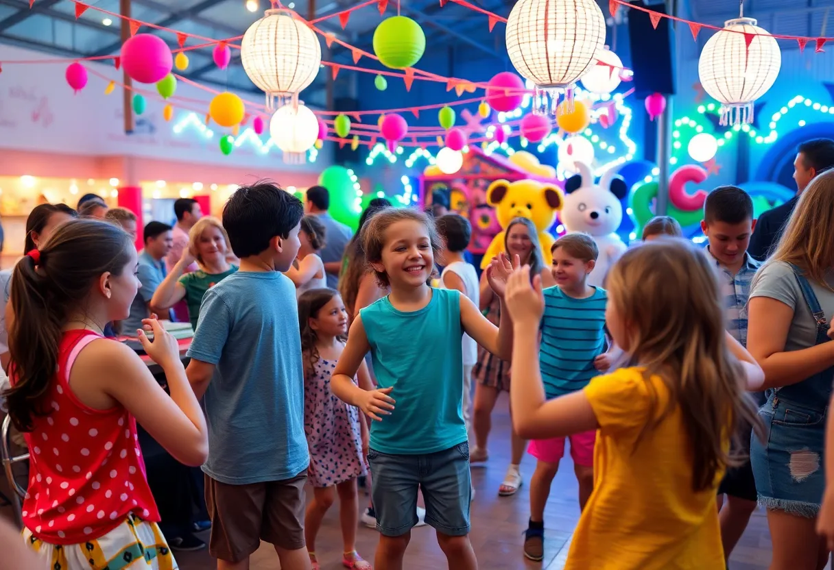 Families enjoying summer activities at Walt Disney World