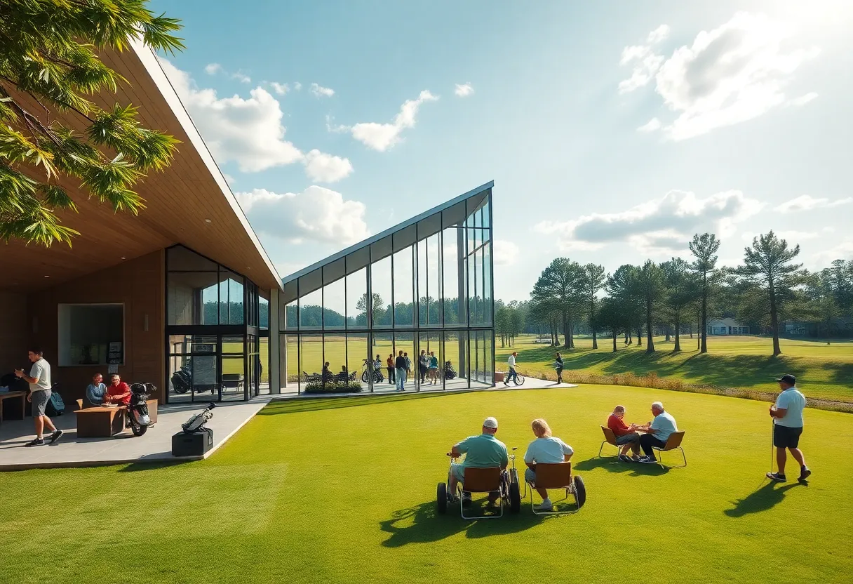 New clubhouse at Whispering Pines Golf Course in Cadott, Wisconsin