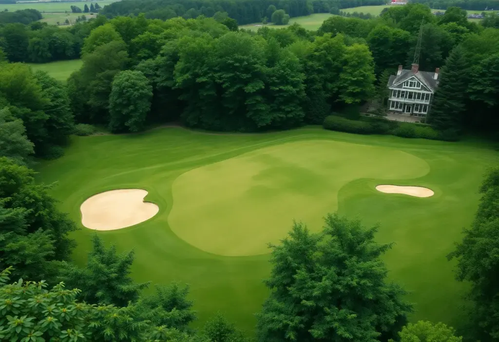 Yale Golf Course with sprawling greens and restored bunkers