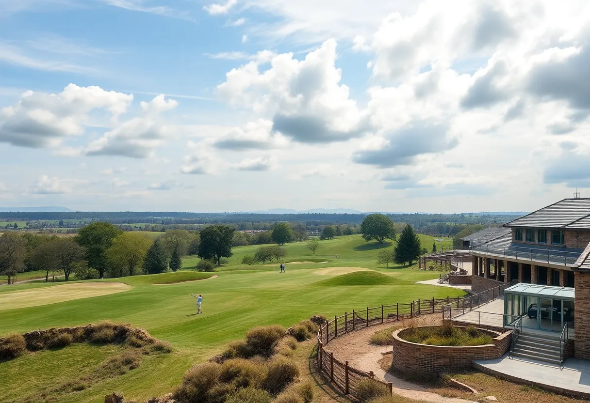 Scenic view of Yale University Golf Course