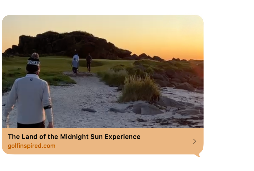 When the Sun Doesn’t Set, Golf Feels Different