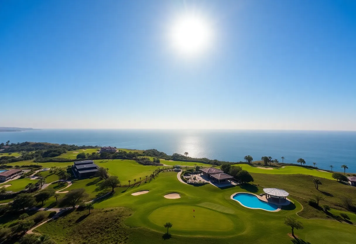 Apes Hill Golf Course with ocean views