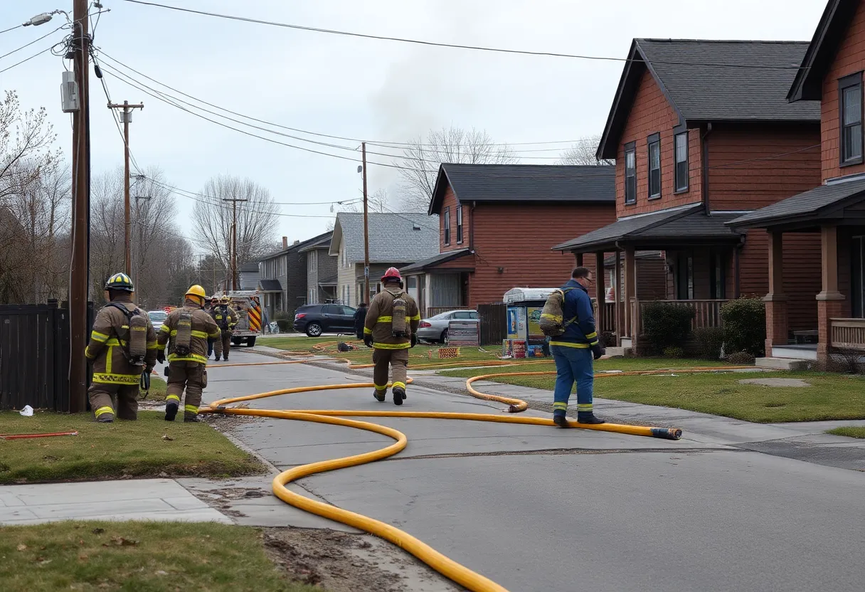 Community dealing with the aftermath of arson