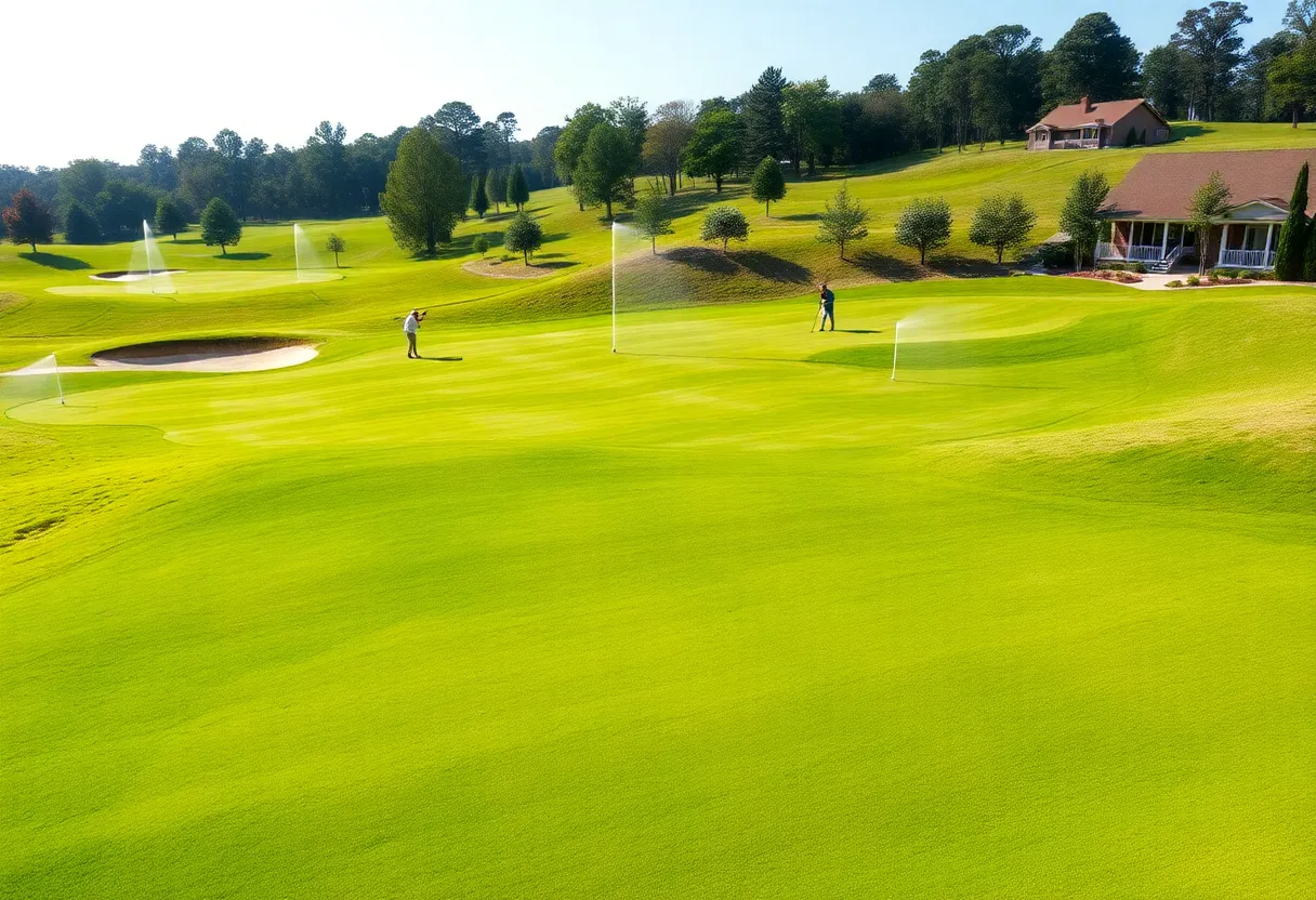 Augusta Municipal Golf Course showcasing new renovations and greenery
