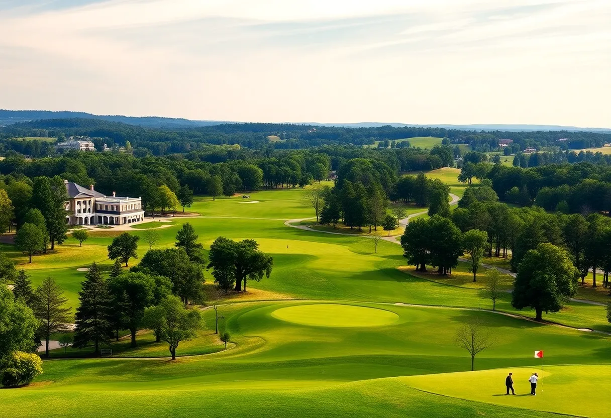 Scenic view of Augusta National Golf Club
