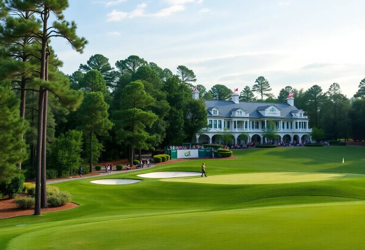 Augusta National Golf Club during the Masters Tournament