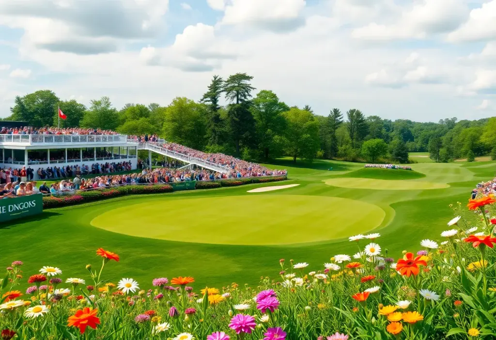 Golf course at Augusta National during The Masters