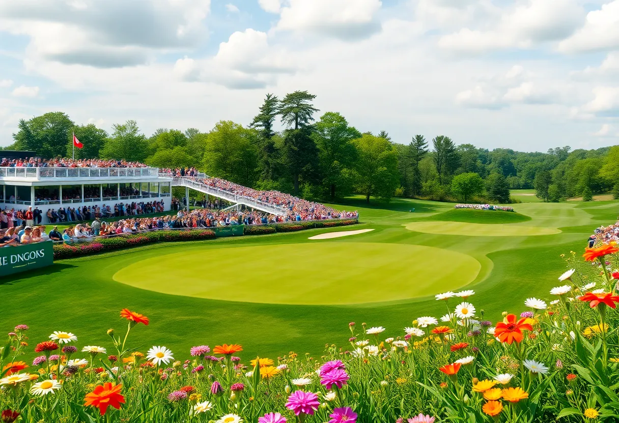 Golf course at Augusta National during The Masters