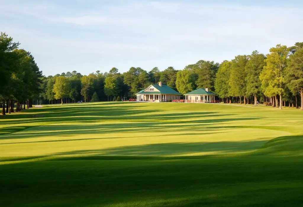 Scenic view of the Crossings Golf Club