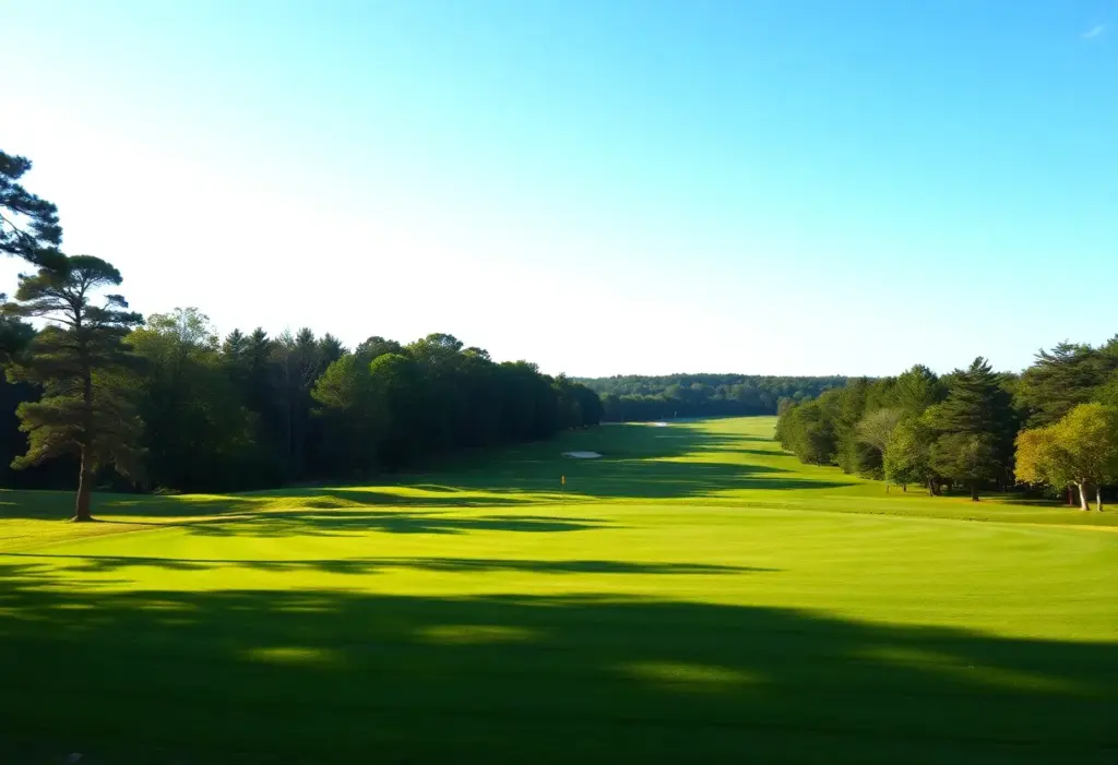 Golf course at International Series Japan Tournament