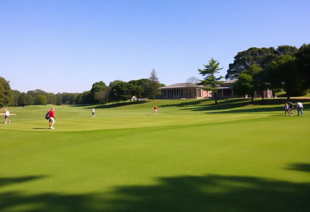 Kentucky women's golf team competing at the Terps Invitational