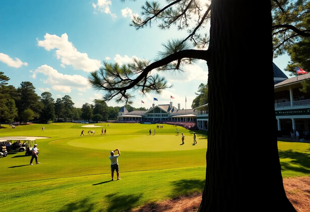 Final round at Augusta National Golf Club during the 2026 Masters
