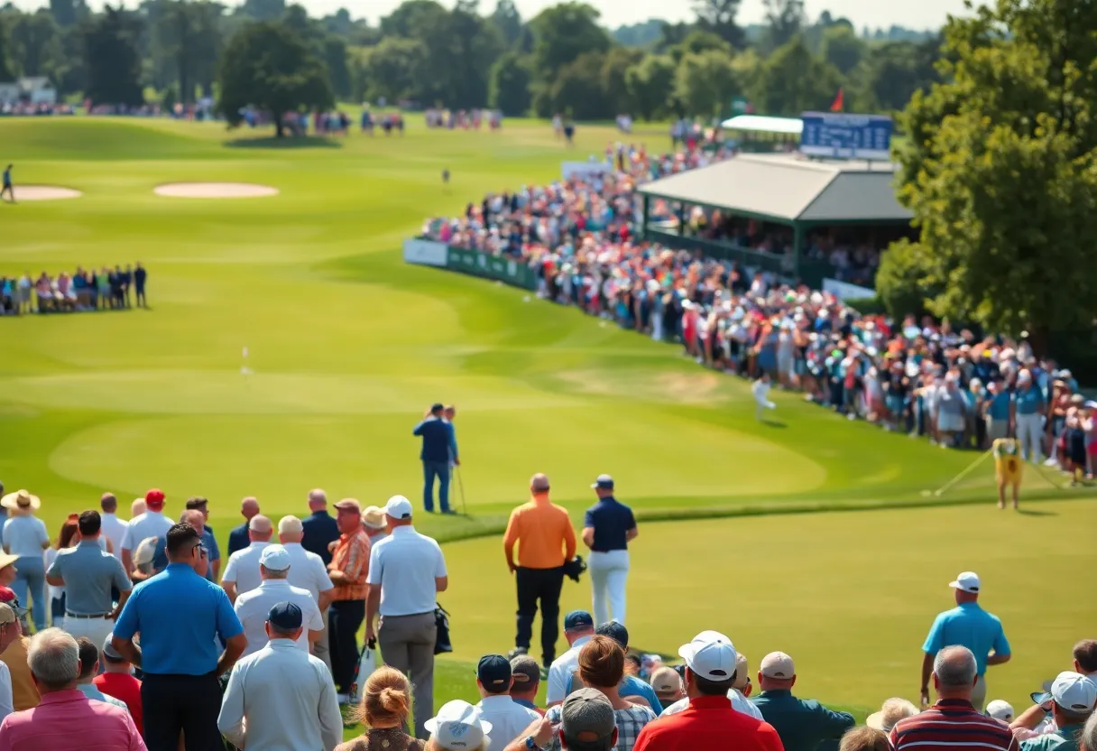 Exciting atmosphere at the Philippine Open Golf Championship