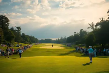 Rory McIlroy celebrating his Masters tournament victory