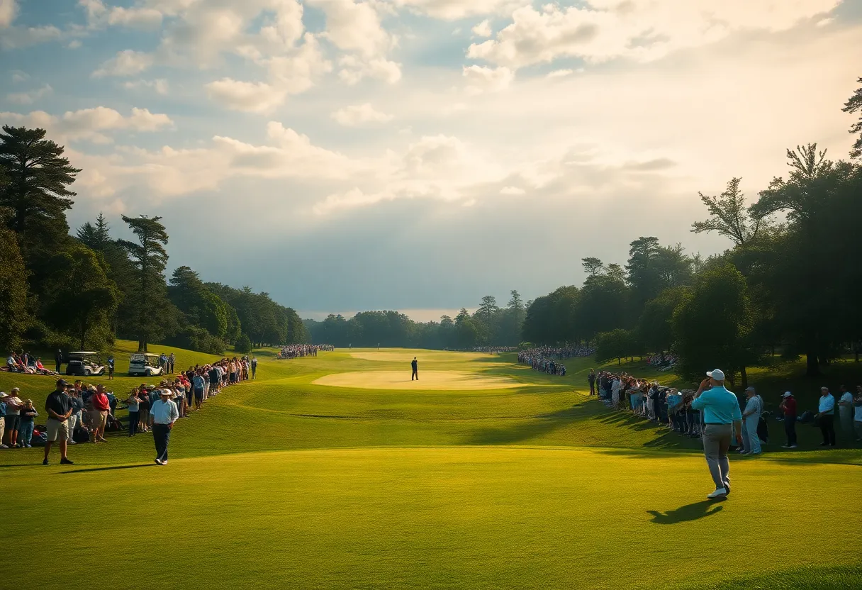 Rory McIlroy celebrating his Masters tournament victory