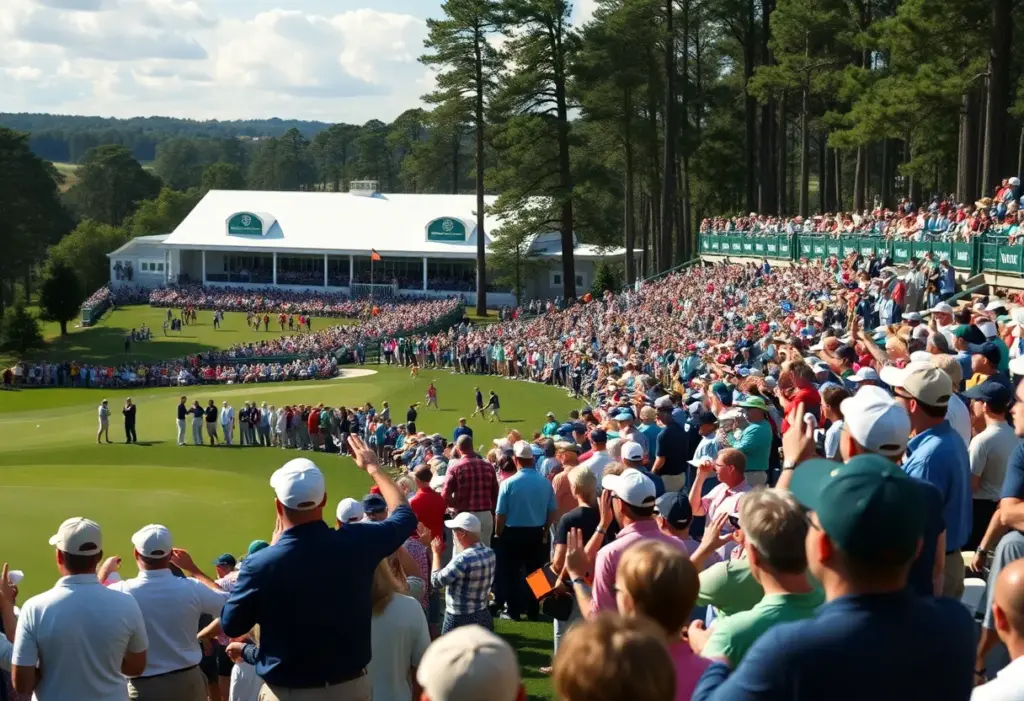 Rory McIlroy celebrating after winning the Masters tournament