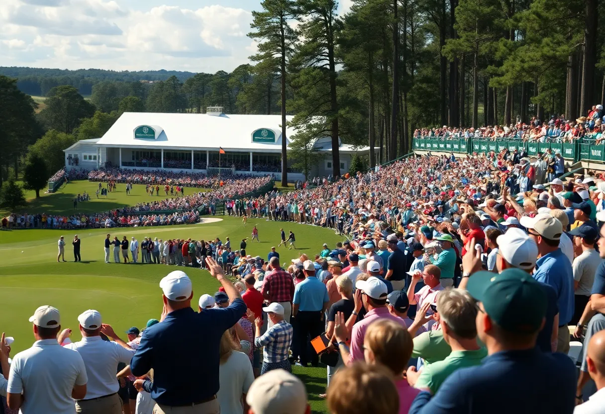 Rory McIlroy celebrating after winning the Masters tournament