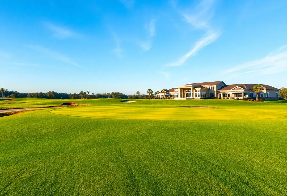 Beautiful view of the golf course at Tepetonka Club