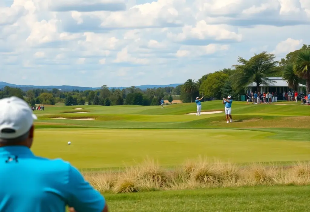 Golf course view during the International Series Japan