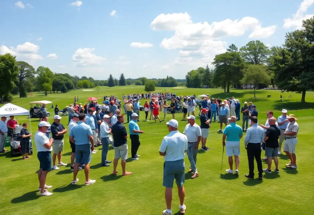 Participants engaging in golf at the 2026 World Corporate Golf Challenge